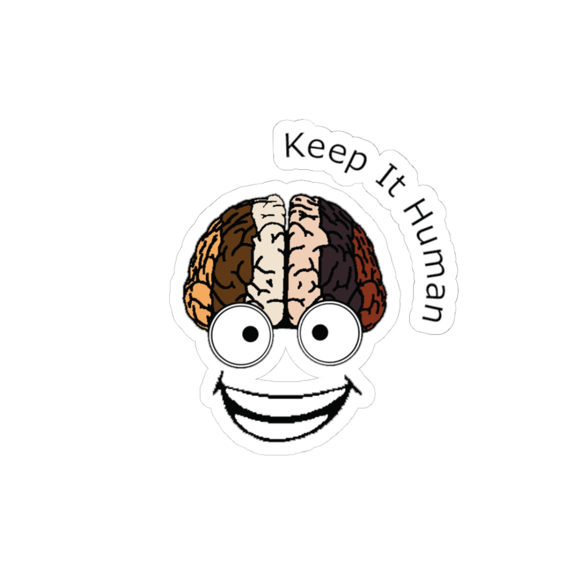 KIH Brain Smile Stickers