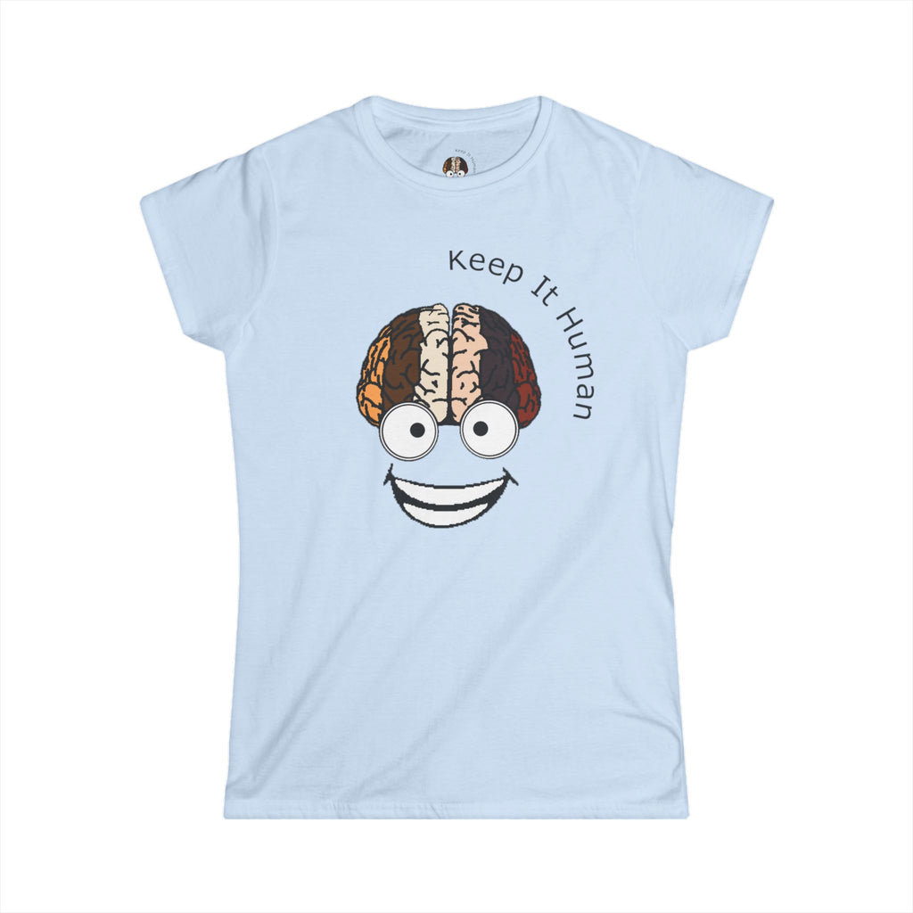 KIH Brain Smile Women's Casual T-Shirt