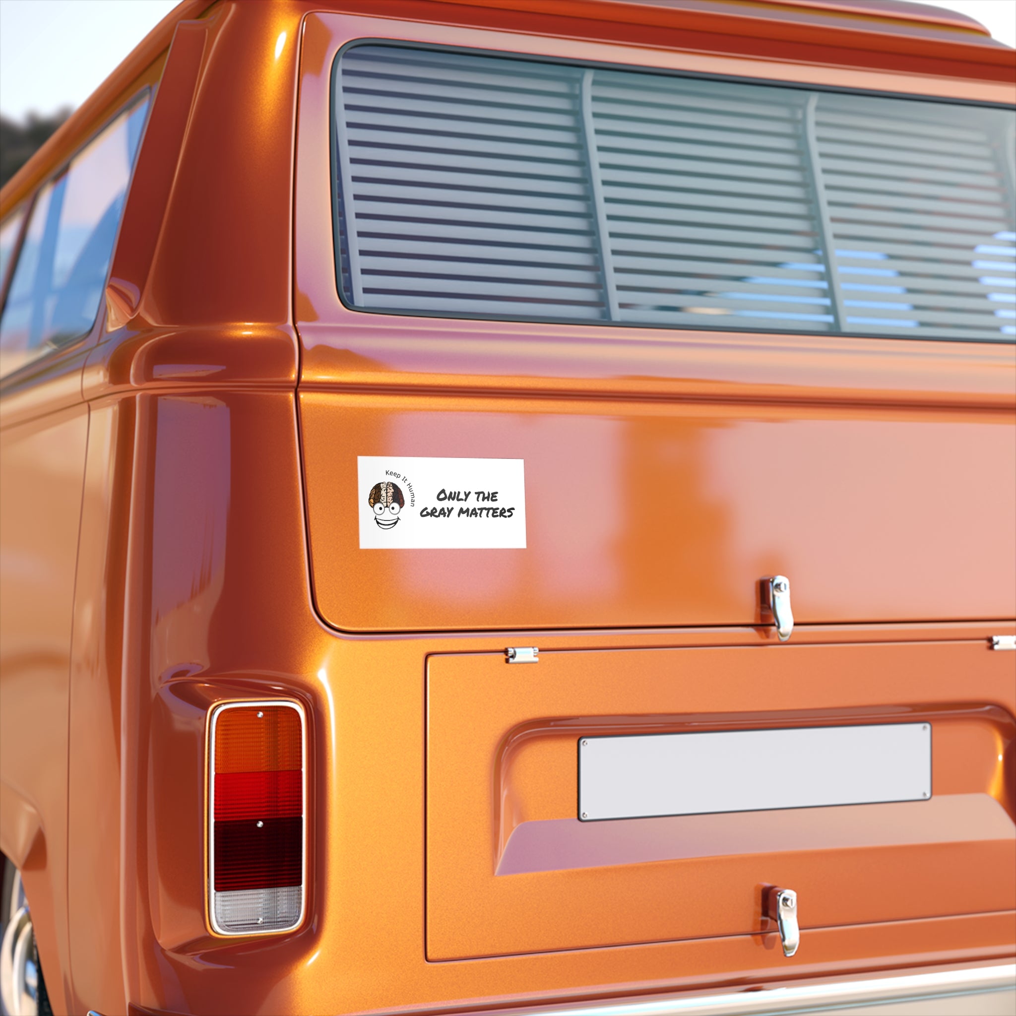 KIH Brain Smile Bumper Stickers