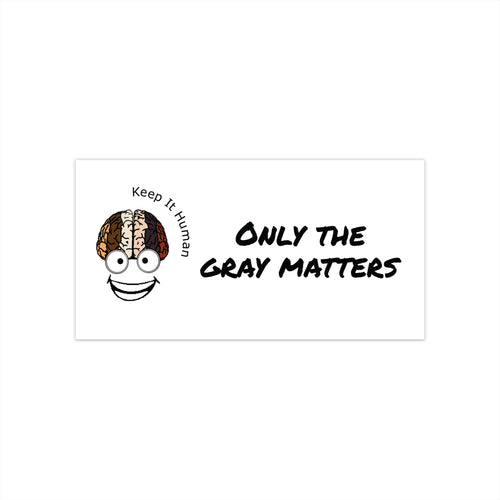 KIH Brain Smile Bumper Stickers