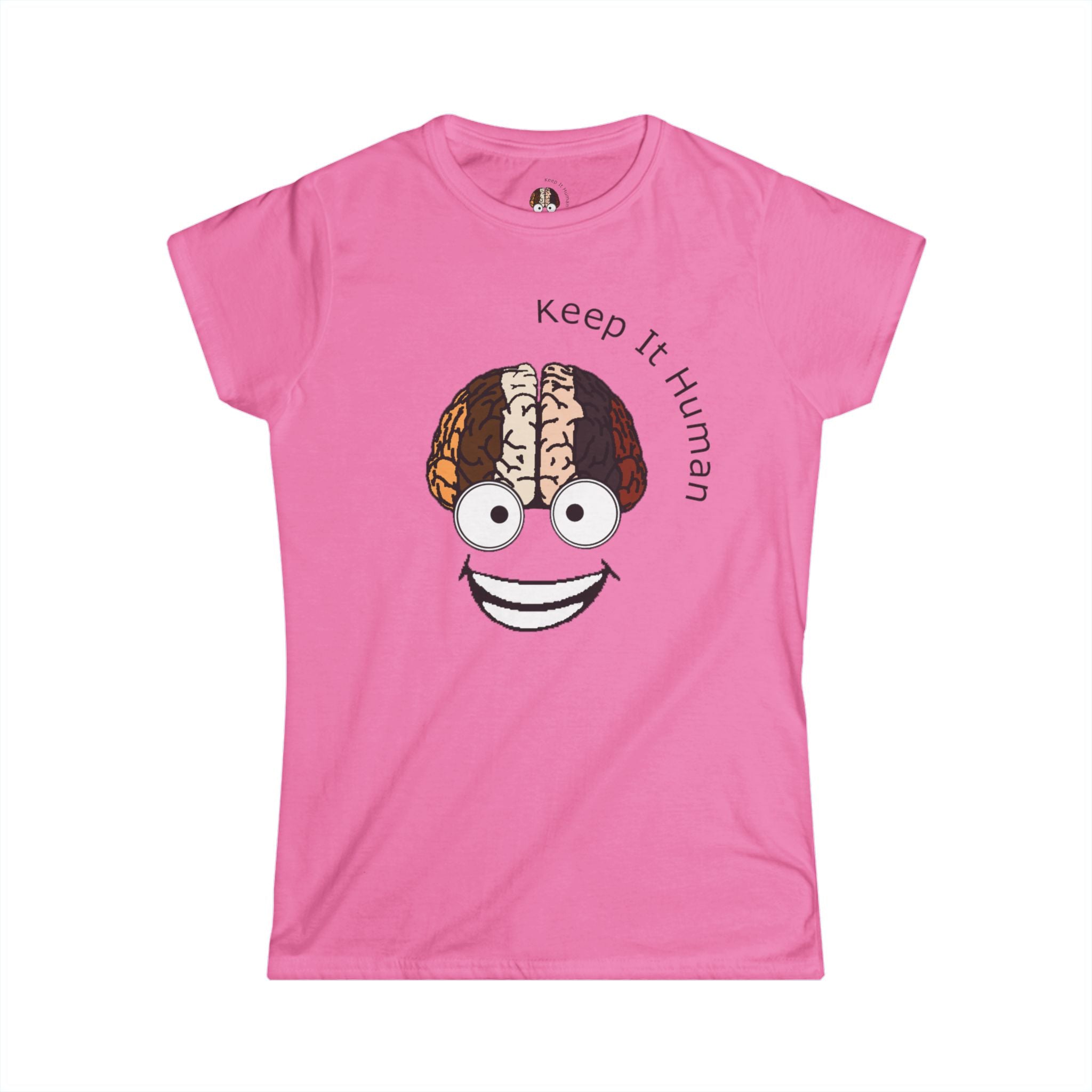 KIH Brain Smile Women's Casual T-Shirt