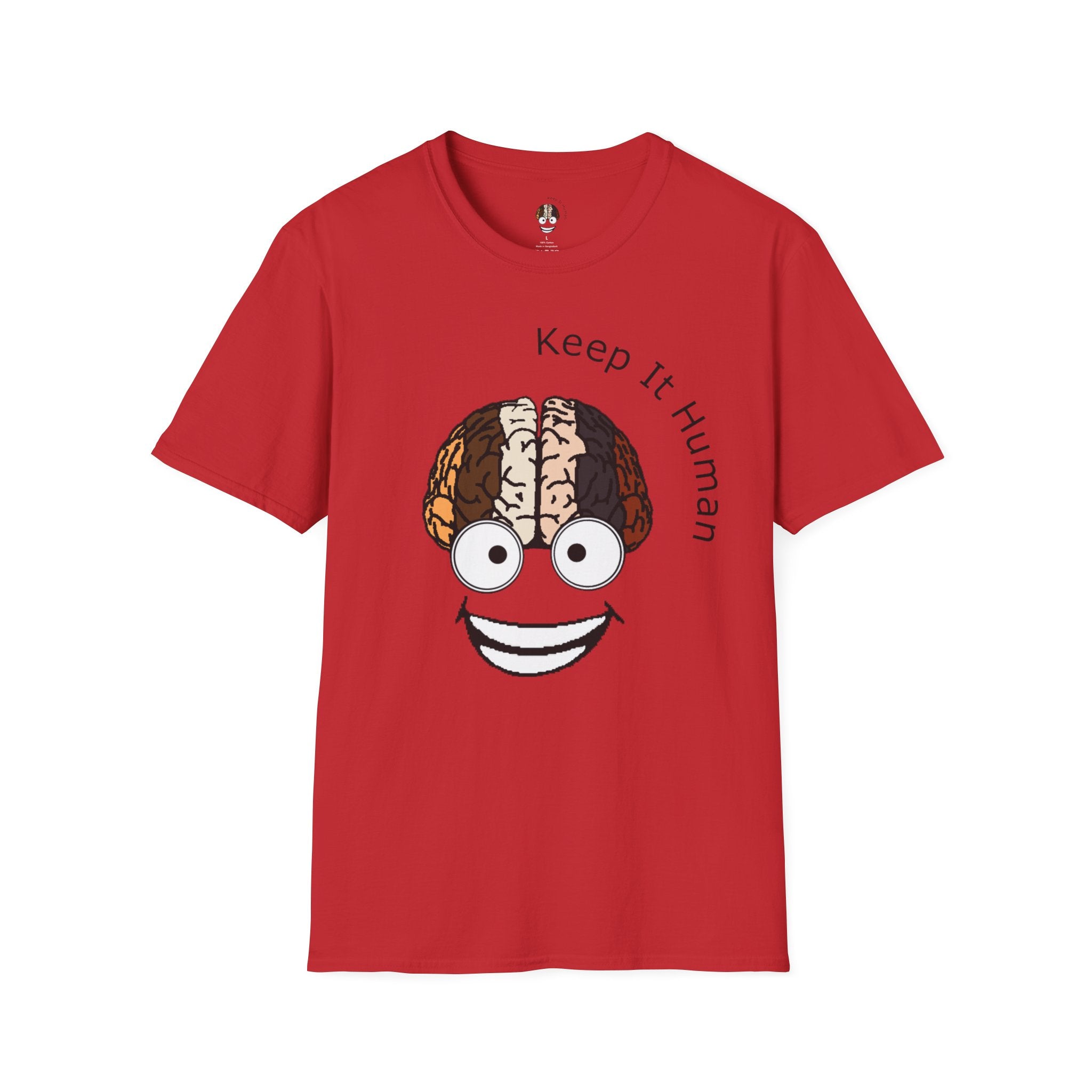 KIH Brain Smile T-Shirt — Casual Unisex