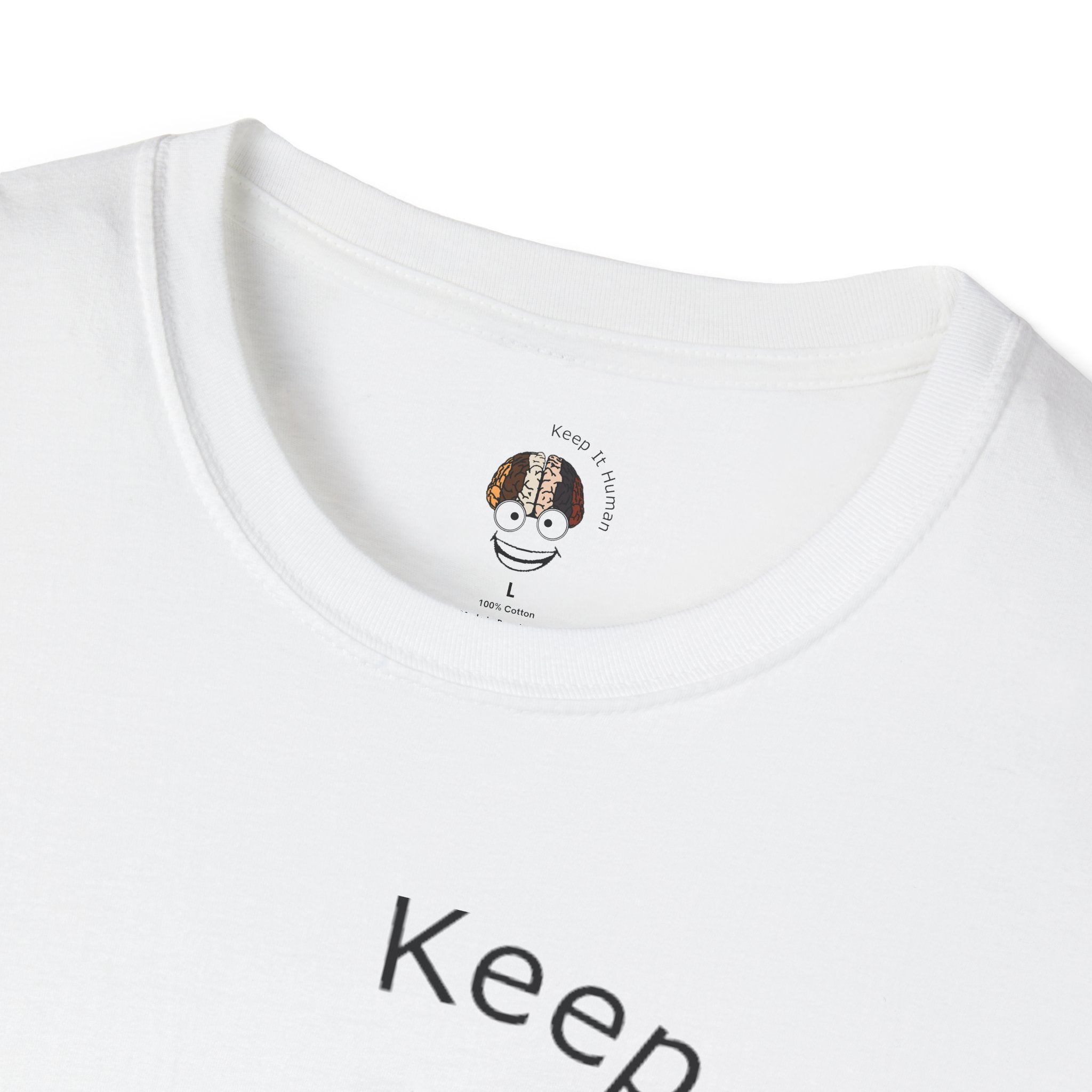 KIH Brain Smile T-Shirt — Casual Unisex