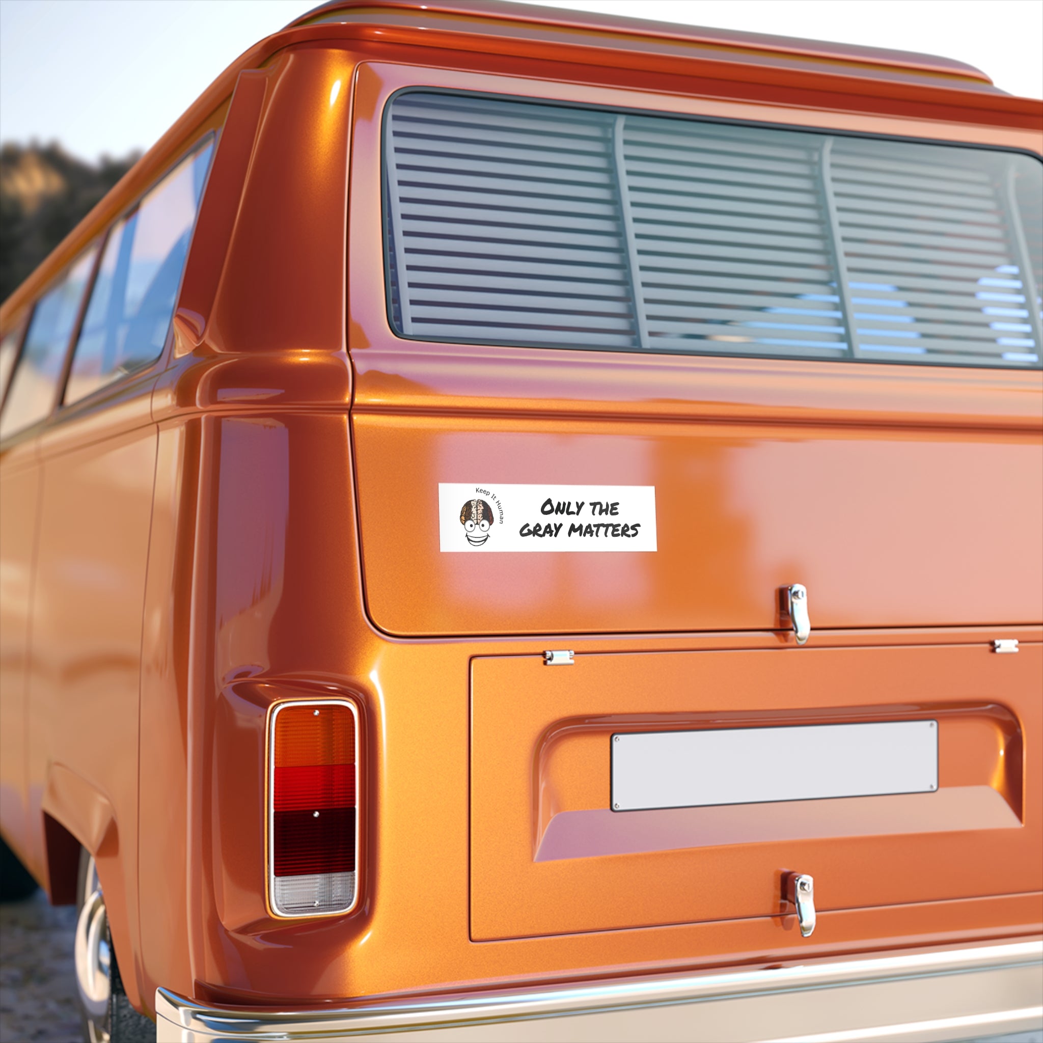 KIH Brain Smile Bumper Stickers