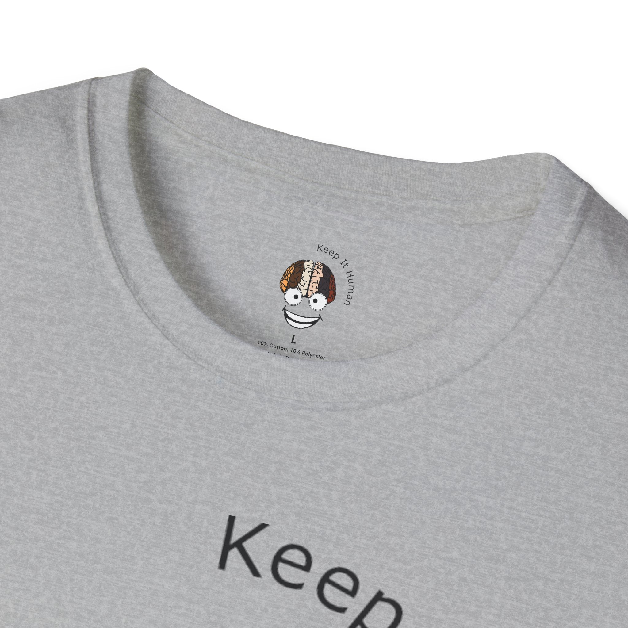 KIH Brain Smile T-Shirt — Casual Unisex