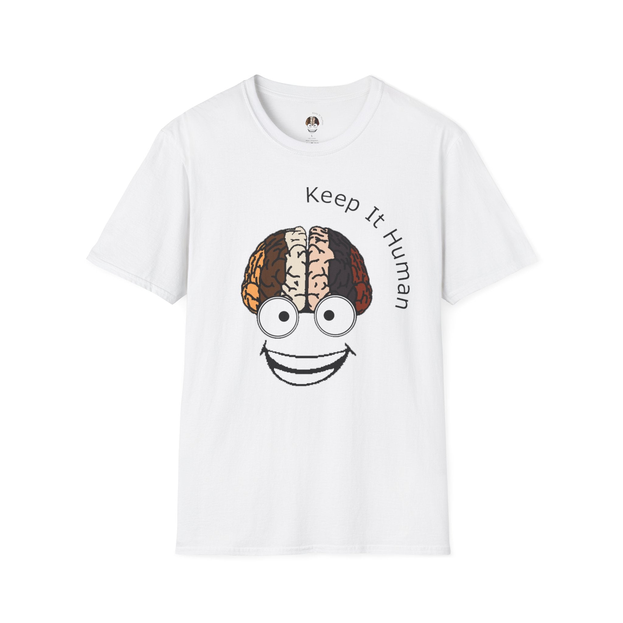 KIH Brain Smile T-Shirt — Casual Unisex