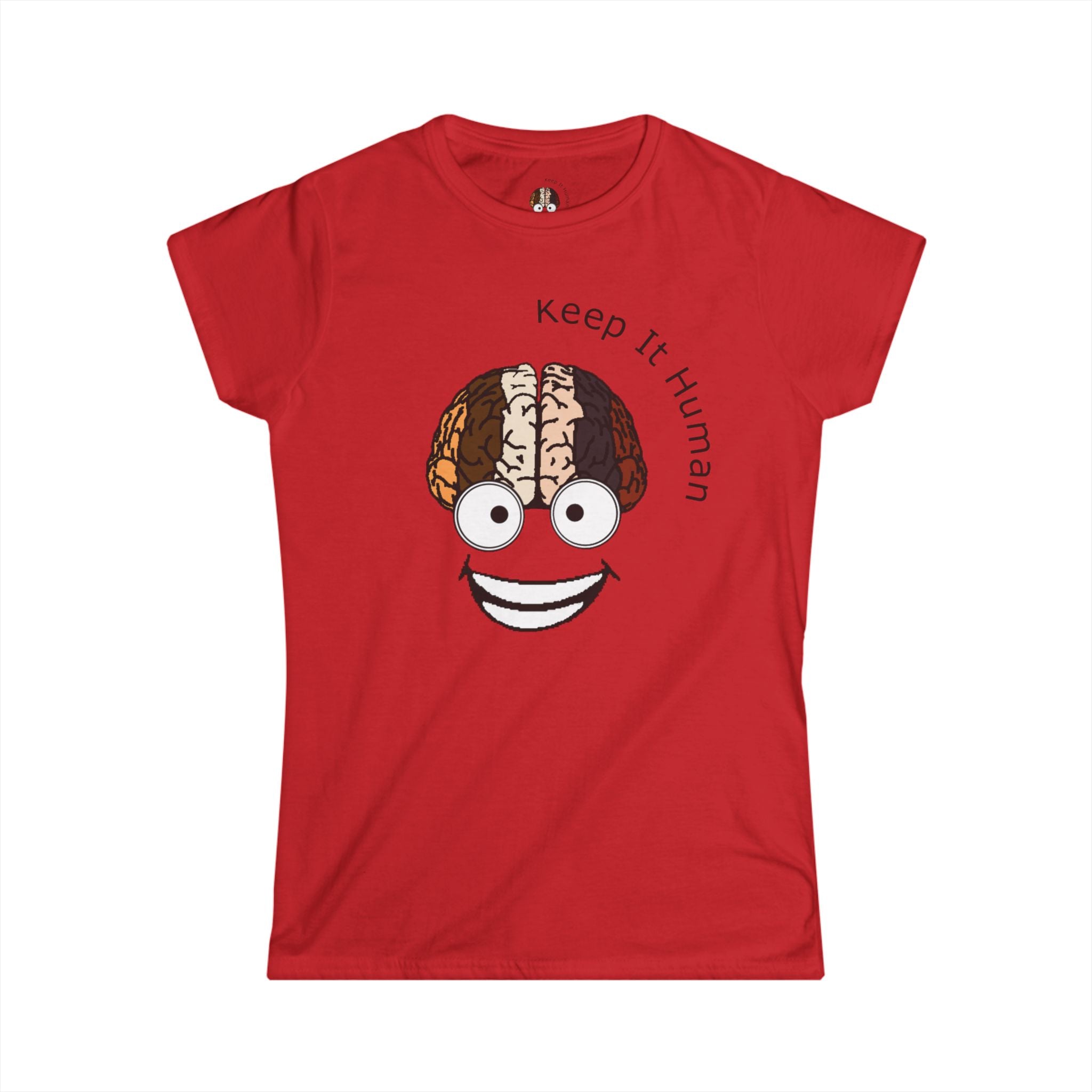 KIH Brain Smile Women's Casual T-Shirt