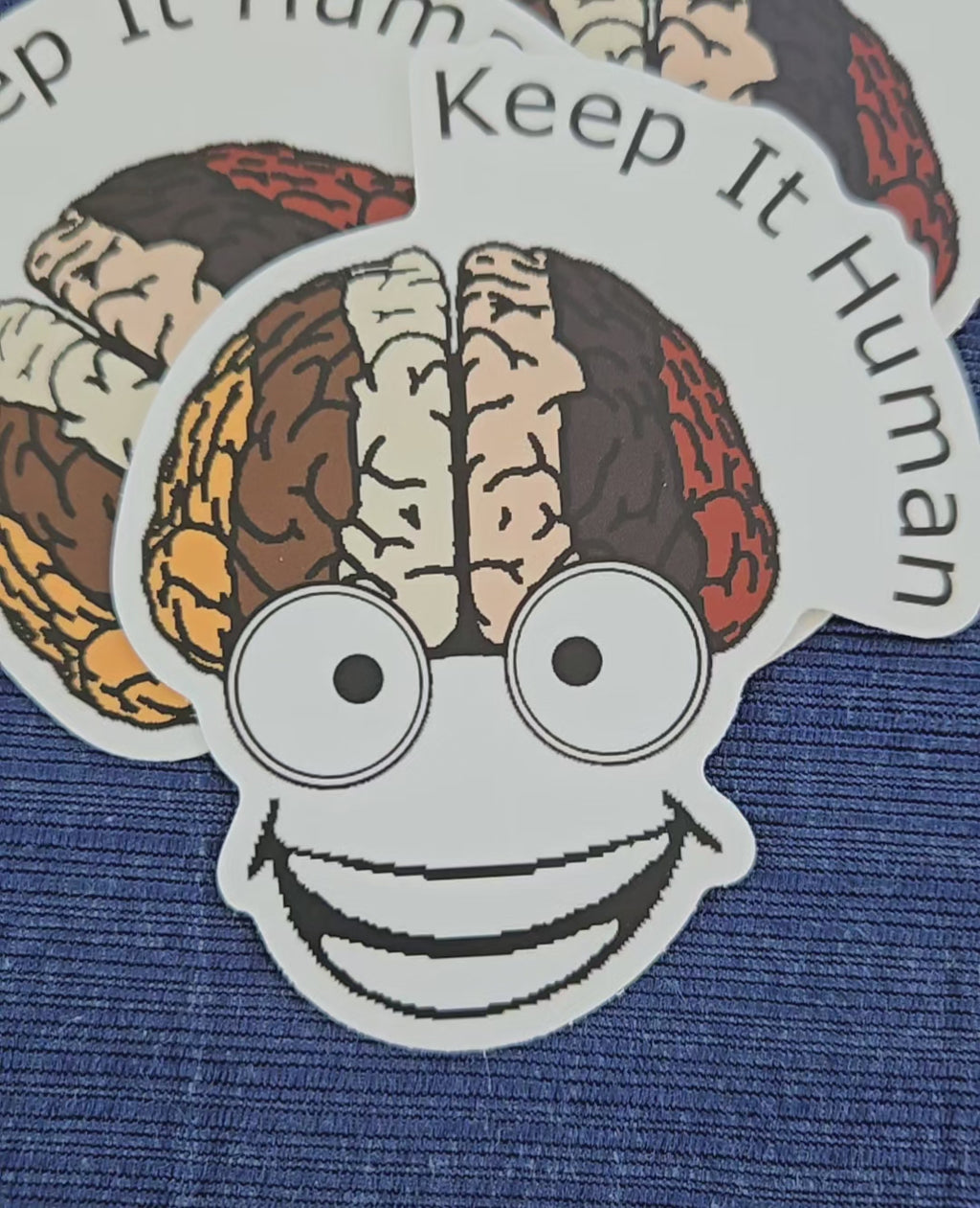 KIH Brain Smile Stickers