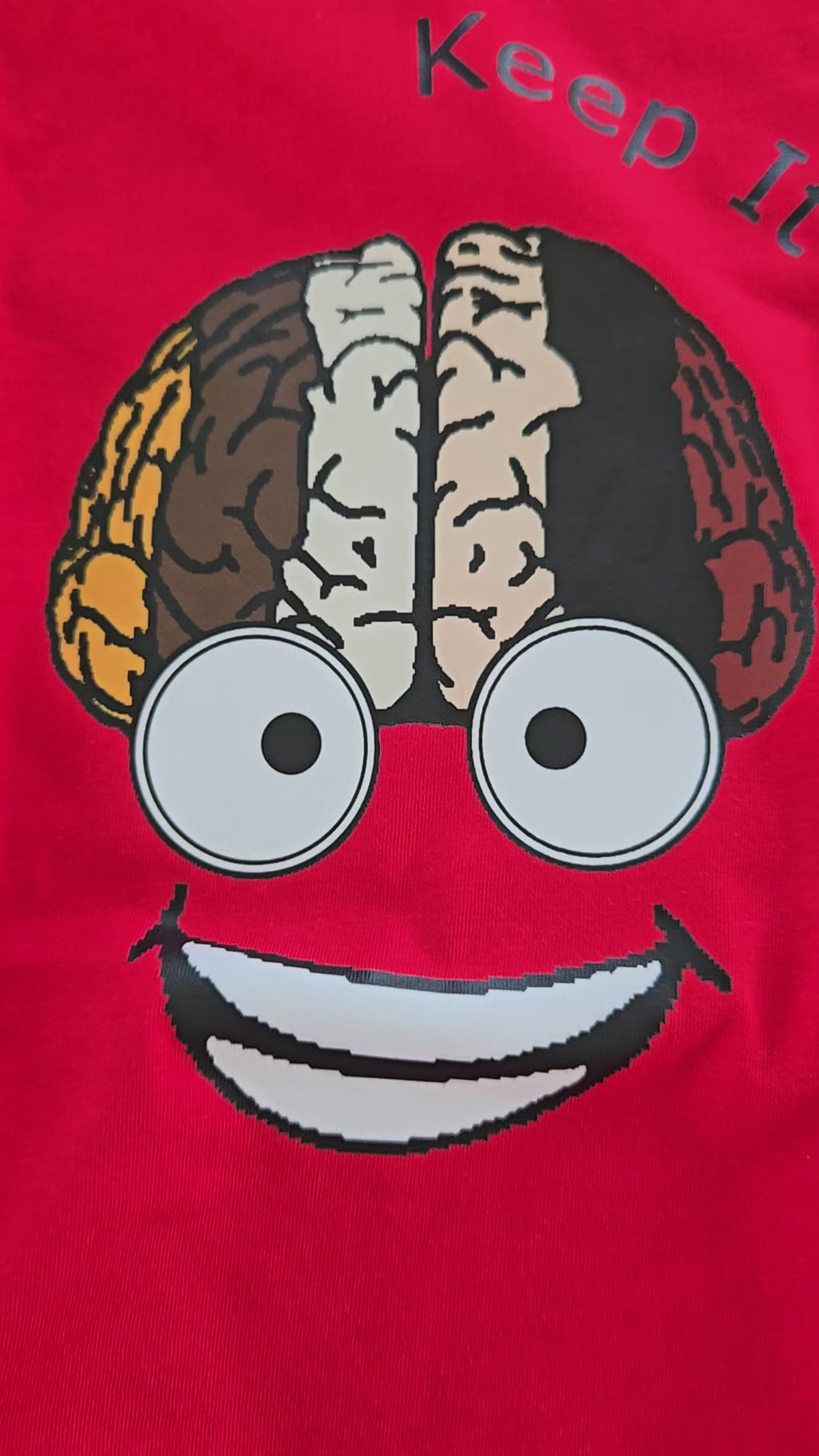 KIH Brain Smile T-Shirt — Casual Unisex