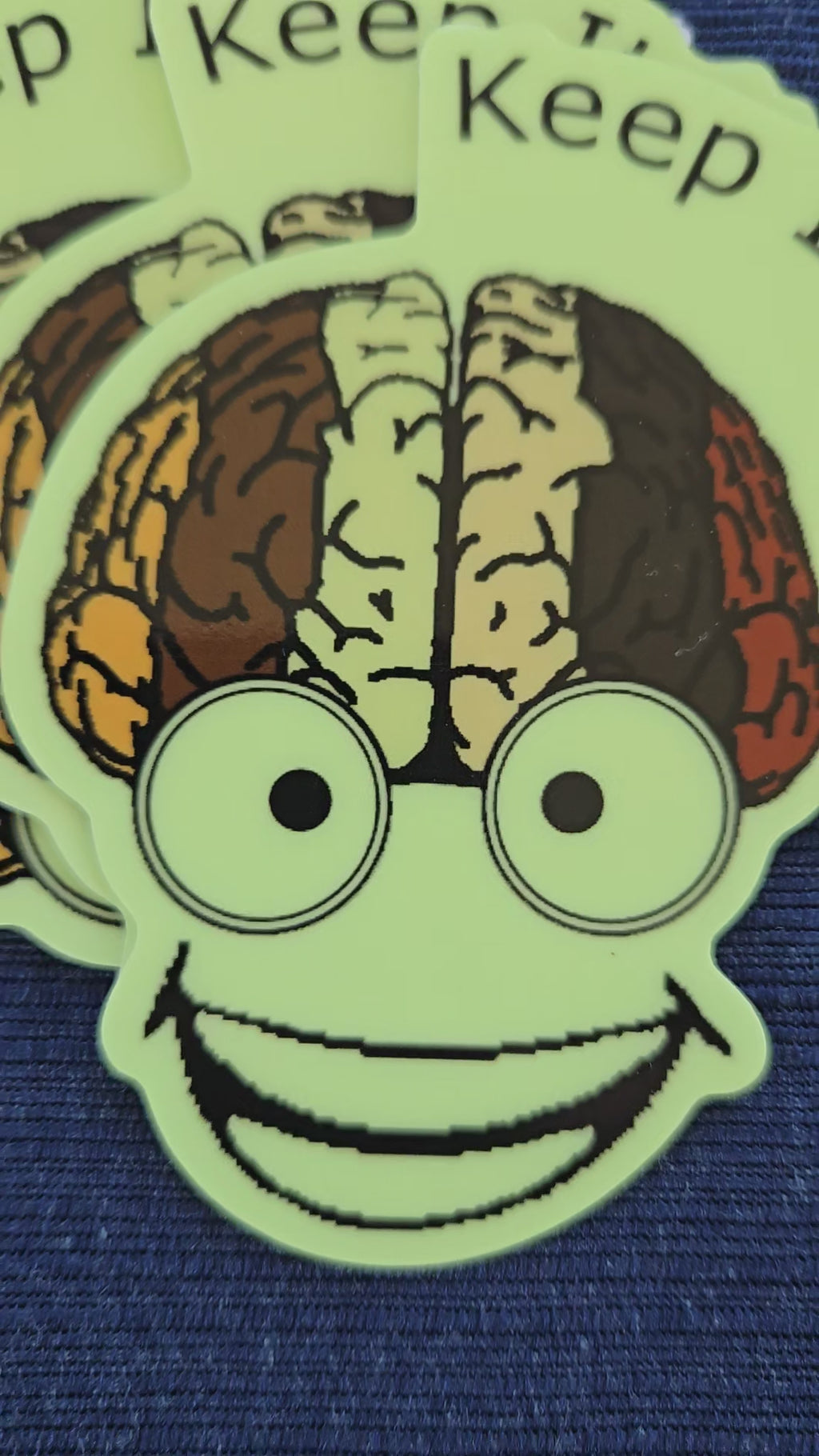 KIH Brain Smile Stickers